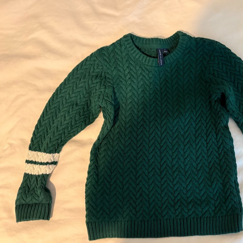 AMAZING SIZE 6 KID LIMITED EDITION JANIE AND JACK CABLE KNIT LONG SLEEVE SWEATER